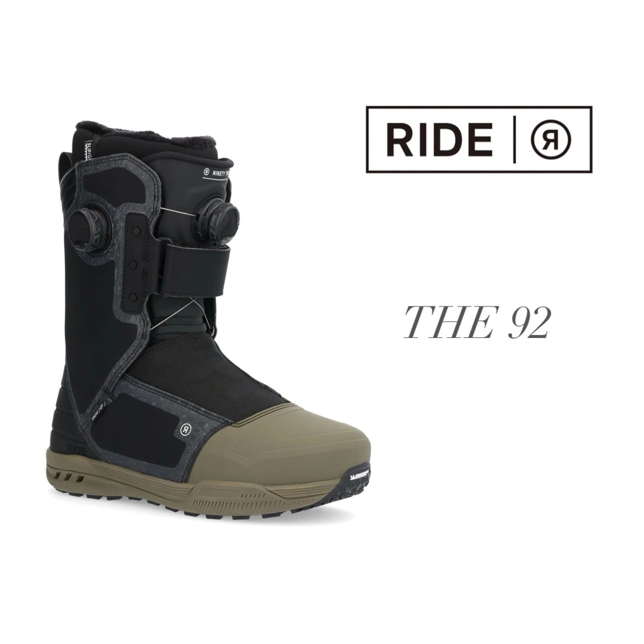24-25モデル . RIDE .『 THE 92 』. Black . ライド . ナイン