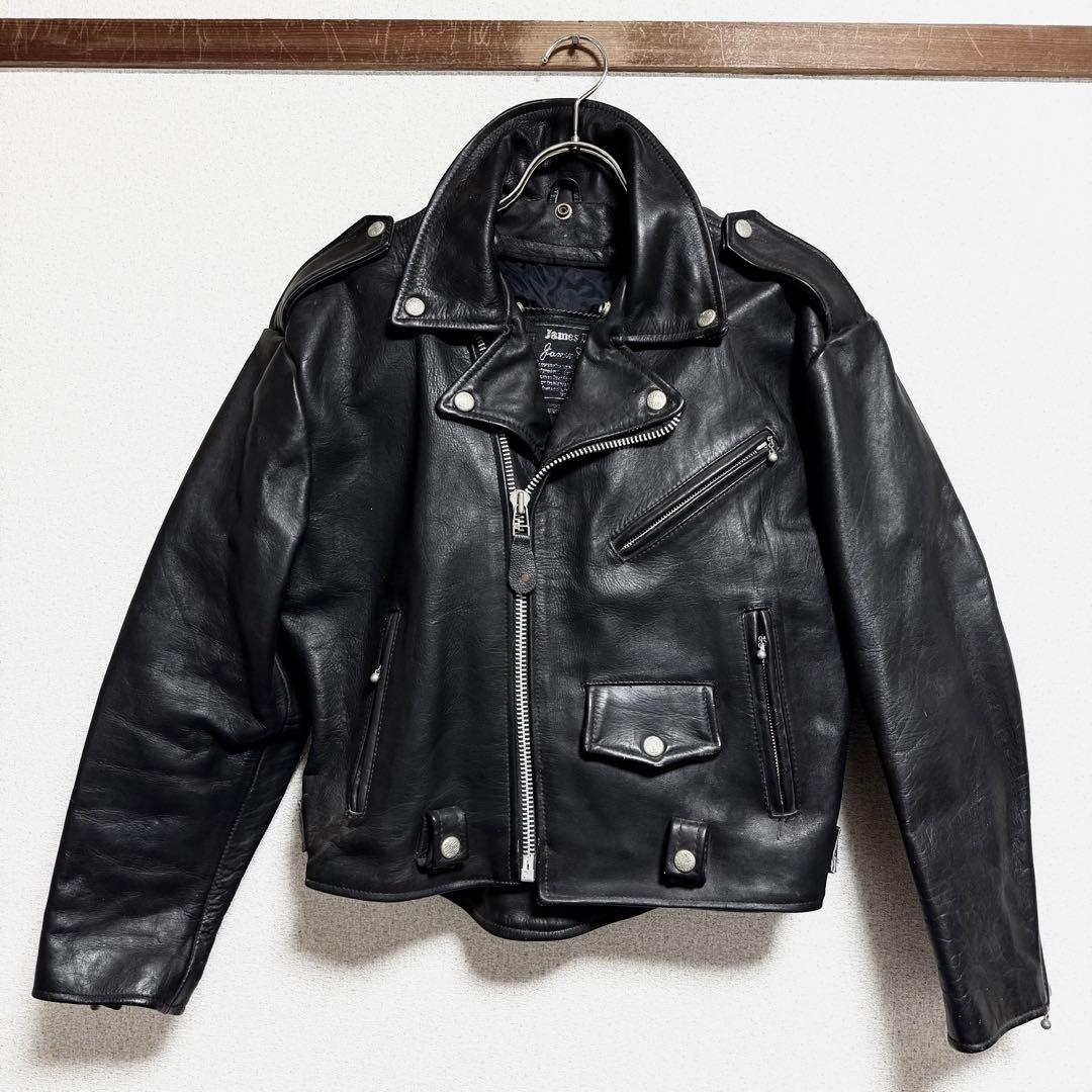 James Dean ダブルライダースジャケット 牛革 メンズ S 楽天市場】【CHROME HEARTS】クロムハーツ『JJ DEAN レザー ダブル