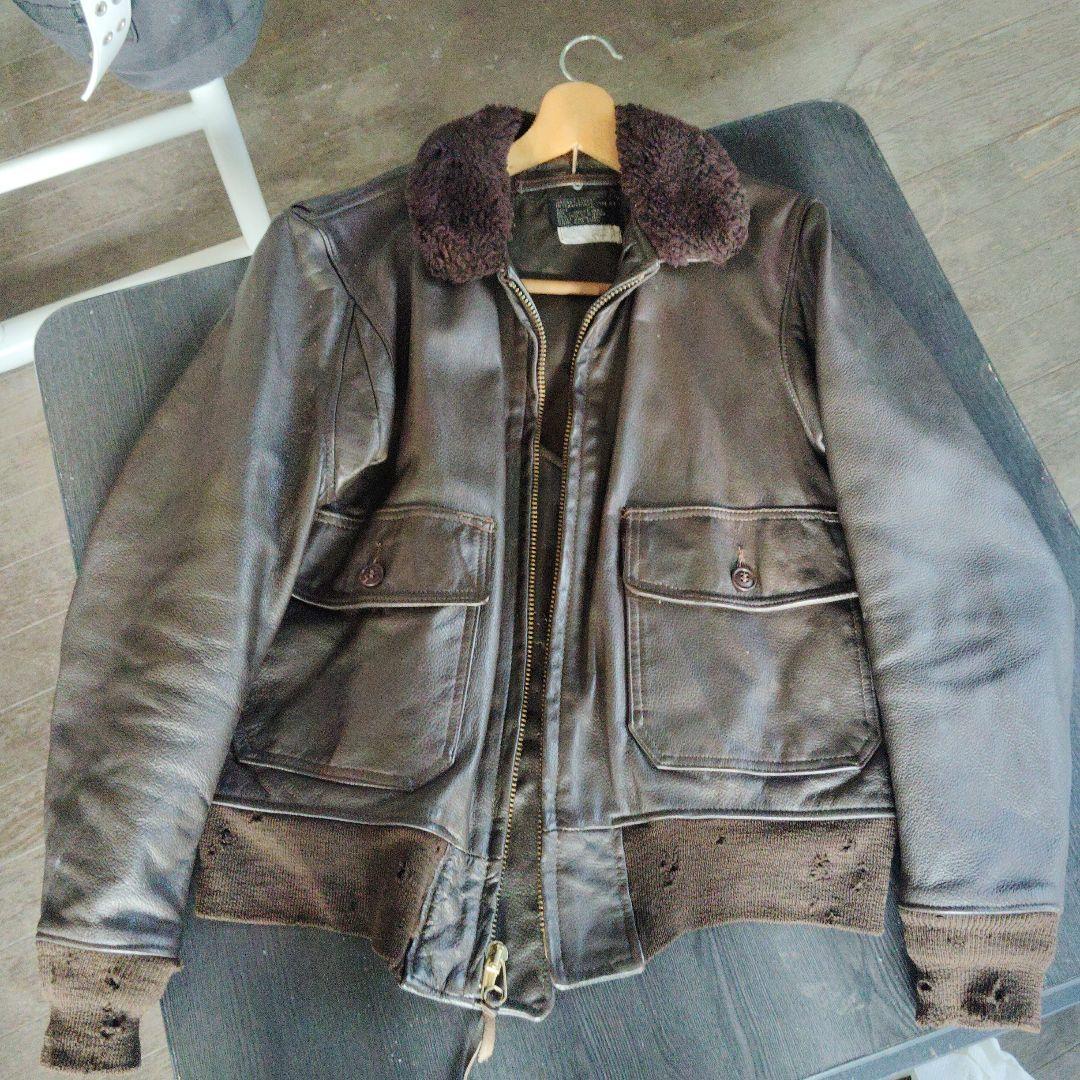 g-1 サイズ40 80's G-1 FLIGHT JACKET SIZE 40 フライトジャケット レザージャケット